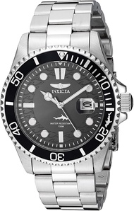 Invicta Men's Pro Diver Quartz Watch with Stainless Steel Strap, Silver, 22 (Model: 30018)