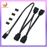 [gaozuo523.vn] 1 to 4 ARGB Splitter Extension Cable Connect to 5V 3-Pin ARGB for  Commander Core and