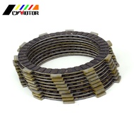 9PCS Motocycle Clutch Friction Plates Disc Set For HONDA CB600F VFR VF 700 750 C C2 CD F VFR800Fi CB
