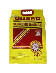 Guard Supreme Basmati Rice 5KG (Pure aged Basmati) Long Grain