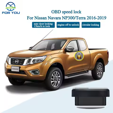 FORYOU Car Auto OBD Plug And Play Speed Lock Unlock 4 Door Device For Navara NP300 / Terra 2016-2019