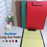 Long Size Clipboard Matte Texture Folder Wear-resistant Clipboard Thicken File Folder File Organizer