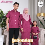 [DHIA] RAYA2025 Magenta Rose 1248 - Baju Kurung Sedondon by Dhia Cotton | Sedondon Ibu dan Anak | Ke