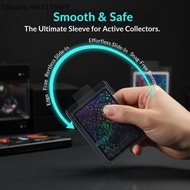 [XZD] 100Pcs Raised Transparent Card Sleeves Clear Smooth Pull Tab Protectors for Trading Game Colle