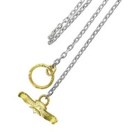 鷲見太郎 TaroWashimi 全新 Eagle Pendant Necklace 18K YG T鷹扣 銀鏈