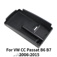 Car Armrest Storage Box Tray for Volkswagen VW CC Passat B6 B7 2006-2015 Glove Holder Plate Containe