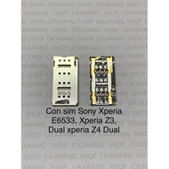 SONY XPERIA E6533 Z3+ Z4 CON SIM CONNECTOR / SIM SLOT CONNECTOR