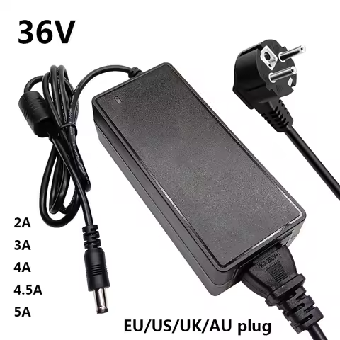 36V AC Power Supply Adapter Universal DC Adaptor 36 V Volt 36V3A 36V4A 36V4.5A 36V5A Switching Adapt