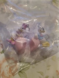 迪士尼唐老鴨與黛絲造型扭蛋一套兩件