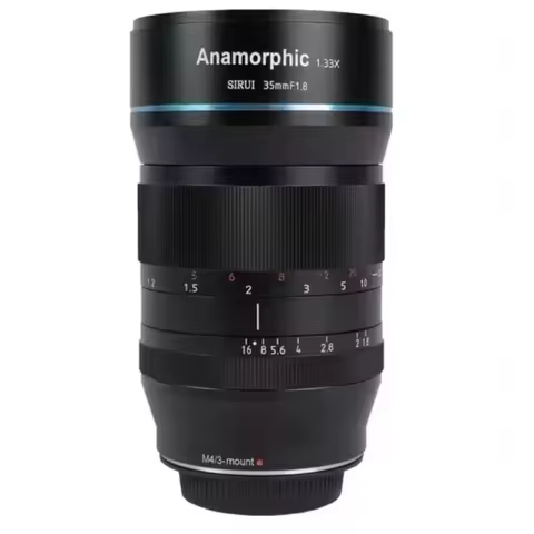 SIRUI 24mm F2.8 35mm F1.8 50mm F1.8 75mm F1.8 Super35 Anamorphic 1.33x Lens S35 APS-C Sensors for Ca