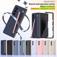 Pen Slot Wireless Charging for Samsung Galaxy Z Fold7 Fold6 Fold5 Case Art Design Classic Z Fold 7 6