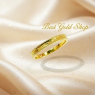 22k / 916 Gold Solid Crush Pinky Ring