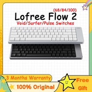 LOFREE Flow 2 Low-Profile Mechanical Keyboard, Aluminum Alloy with Pulse Tactile Switches