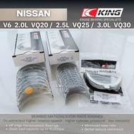 KING Bearing NISSAN V6 2.0L VQ20DE 2.5L VQ25DE DET 3.0L VQ30DE DET for Cefiro A32 A33 Teana J31 Elgr