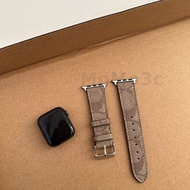 Luxury leather iWatch Band for iWatch Series 9/8/7/6/5/4/3/2/1/SE2/SE/Ultra  soft Replacement strap 