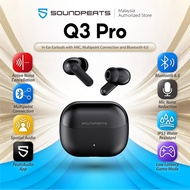 SoundPEATS Q3 Pro Bluetooth 6.0 Active Noise Cancelling Wireless Earbuds App Support Multipoint
