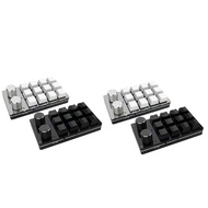 【WWU】-USB Macro Mini Keyboard 12 Keys 2 Knob Programming Keypad Hot-Swap Customization Gaming Mechanical Keyboard
