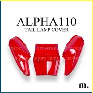 HONDA WAVE ALPHA 110 TAIL LAMP COVER (STANDARD-RED) ALPHA110 WAVE ALPHA 110 CX WAVEALPHA COVER LAMPU