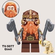 TV6410 Gloin Baggins Gimli Isildur Sam ORCS Gandalf บล็อคก่อสร้างเก็บของเล่น