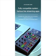 A32T-Audio Mixer For Karaoke Broadcast KTV Singing ive Sound Card Professional Gaming Sound Card For