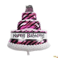 Large Birthday Cake Foil Balloons Code-B042