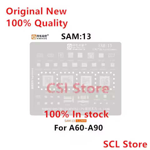 SAM13 BGA Reballing Stencil For Samsung A10S A20 A30 A40 A50 A60 A70 A80 A90 A605F A705F A920F SDM66