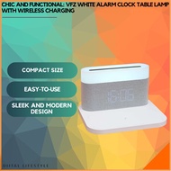 VFZ Wireless Charging LED Lamp | Bedside Lamp | Alarm Clock | Qi Fast Wireless Charging | 15W Wireless Fast Charging