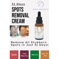31 Days Facial Spots Removal Cream,30g-guarantee remove stubborn & aged spots in 31 days.Aesthetic D
