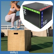[Dolity1] Plyometric Jump Box Agility Box Step up Box for Conditioning Exercise Gym