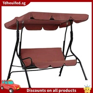 [In Stock]Patio Swing Canopy Cover Set - Swing Replacement Top Cover + Swing Cushion Cover for 3 Seat Swing Waterproof Covers