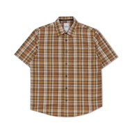 M.Gee Kemeja Casual Lengan Pendek Pria Mgee Original ALTO C126 Brown