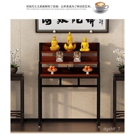 Simple Buddha Shrine Home Tribute Altar Shrine Shelf Multi-Layer Altar Floor-Standing Altar Buddha Shrine Cabinet Incens