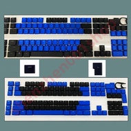 A full set 109pcs + 2pcs KeyCaps for Logitech G813 G913 G815 G915 US UK Version Blue and black color