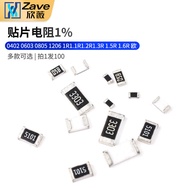 0402 0603 0805 1206 Chip Resistor 1R 1.1 R 1.2 R 1.3 R 1.5 R 1.6 R Euro 1%