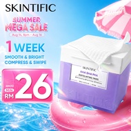 SKINTIFIC AHA, BHA, PHA Exfoliating Pads Toner Soothes Acne and Lightens Blemishes Skin-Smoothing Co