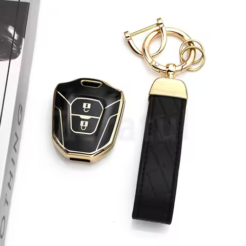 2 Buttons Fashion TPU Auto Car Key Case Cover Shell Holder Fob Bag For Isuzu D-max Mux Truck Dmax Ke