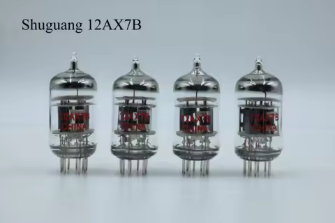 ShuGuang 12AX7B Vacuum Tube Replaces 12AX7 ECC83 Electronic Tube Amplifier HIFI Audio Amplifier Genu