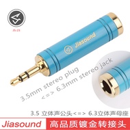 ... In ^ Jiasound 6.5 to 3.5 Audio Adapter Headphone Microphone Speaker Adapter Cable 6.5mm to 3.5mm