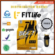 Fitlife BEAZT Whey Concentrate 2 lbs 900 grams High Protein Milk