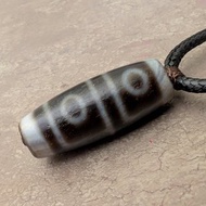 四顆 4 眼天珠吊墜項鍊天然正品復古瑪瑙西藏護身符