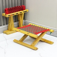 Horse Solid Wood Pony Stool Outdoor Portable Folding Adult Folding Stool Horse Stool Strong Outdoor 