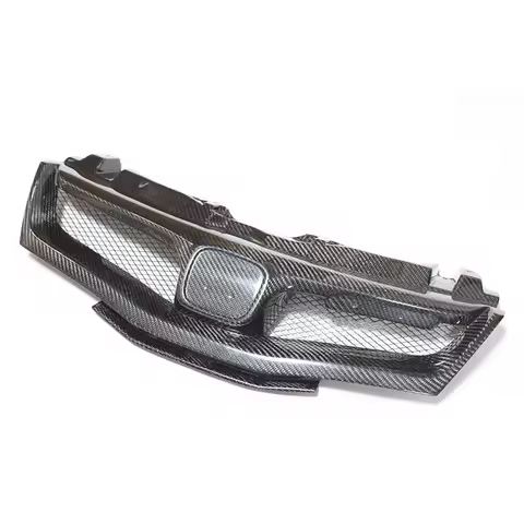 For Honda Civic FN2 Type R Genuine Carbon Fiber Front Grille Mugen Style Civic FN2 Mugen Front Grill