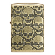 46302 Zippo Cackling Cranium Design  ของแท้ (Empty Zippo Lighter without Fuel ไฟแช็กเปล่าไม่มีเชื้อเ
