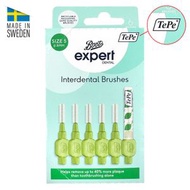 X TePe 0.8mm 綠色GREEN 專業牙縫刷 6支裝 (平行進口)