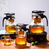 Borosilicate Glass Tea Coffee Pitcher with Filter