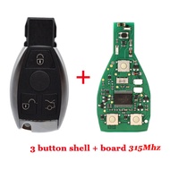 【AFEIDONG】 Remote car key fob 315 / 434Mhz for Mercedes Benz NEC BGA BE W202 W203 W204 W210 W220 sma