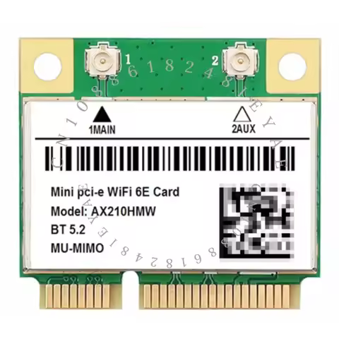 Intel AX210/AX200/8260/7260/3160 MINIPCIE Gigabit 5G Wireless Network Interface WIFI6