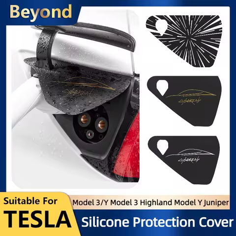 Charger Port Silicone Protection Cover For Tesla Model 3/Y Model 3 Highland Model Y Juniper Model YL