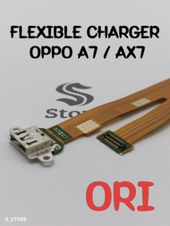 FLEXIBLE CHARGER OPPO A7 / A7X ORI CONNECTOR CHARGER FLEXIBEL CAS PCB OPPO A7 / AX7 ORI