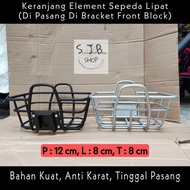 New Front Block Folding Bicycle Basket